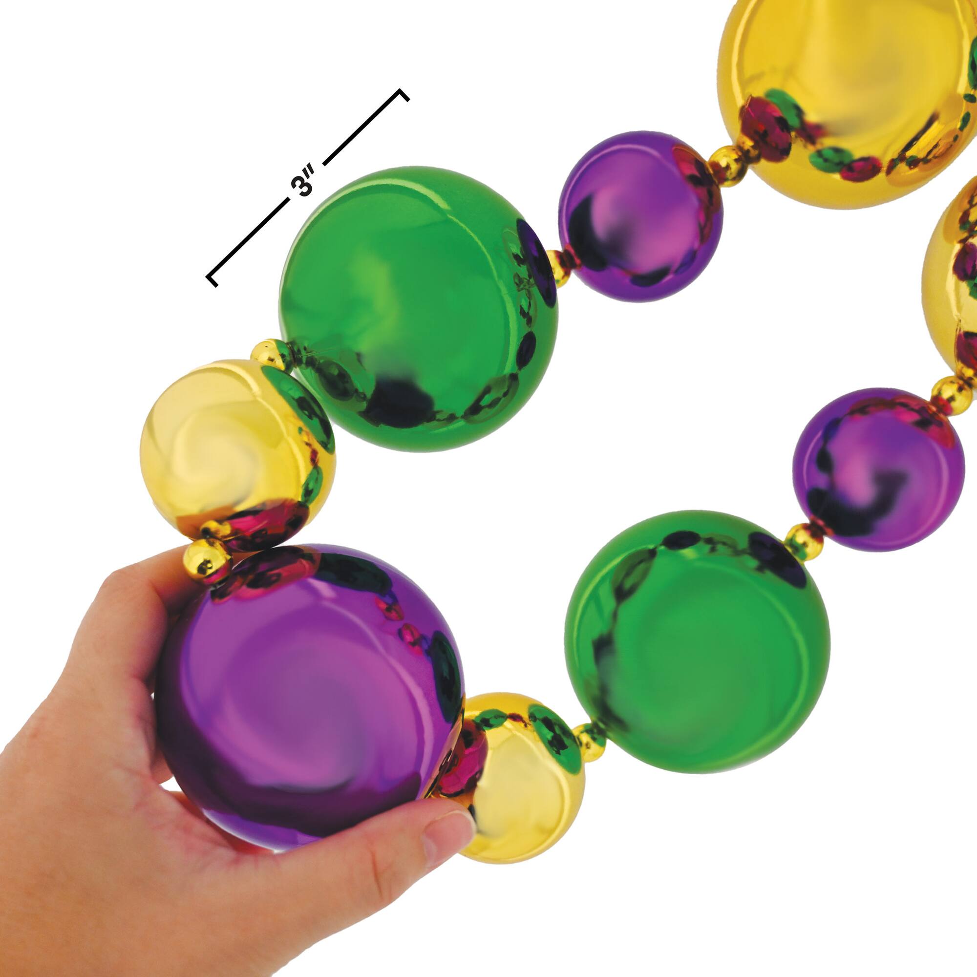 Beistle 4.5ft. Jumbo Mardi Gras Beads